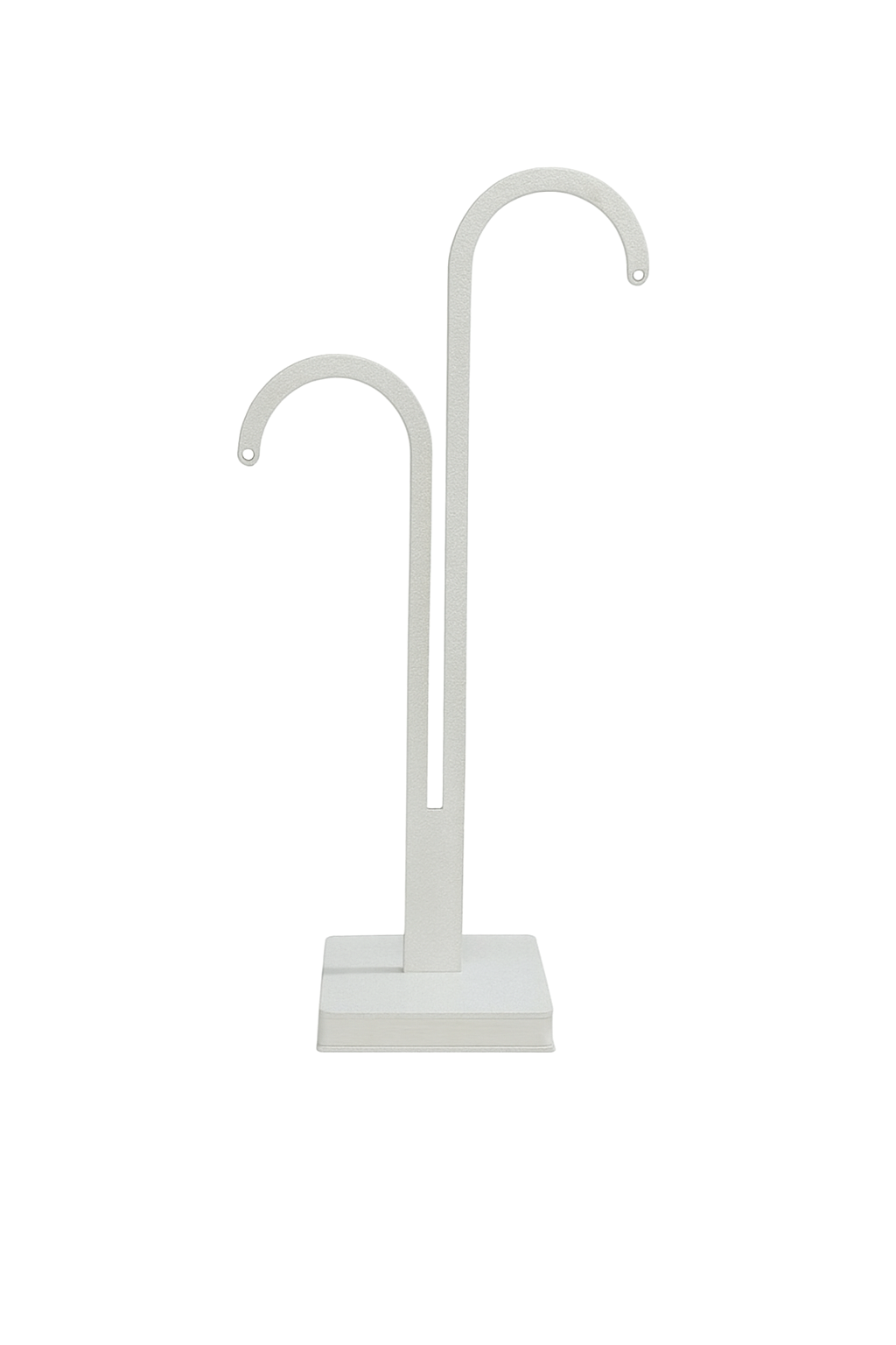 Jewellery Display Stand, White Earring Holder, Double Hook Design, Set of 5