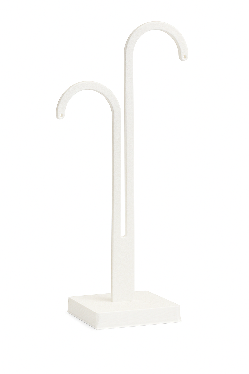 Jewellery Display Stand, White Earring Holder, Double Hook Design, Set of 12