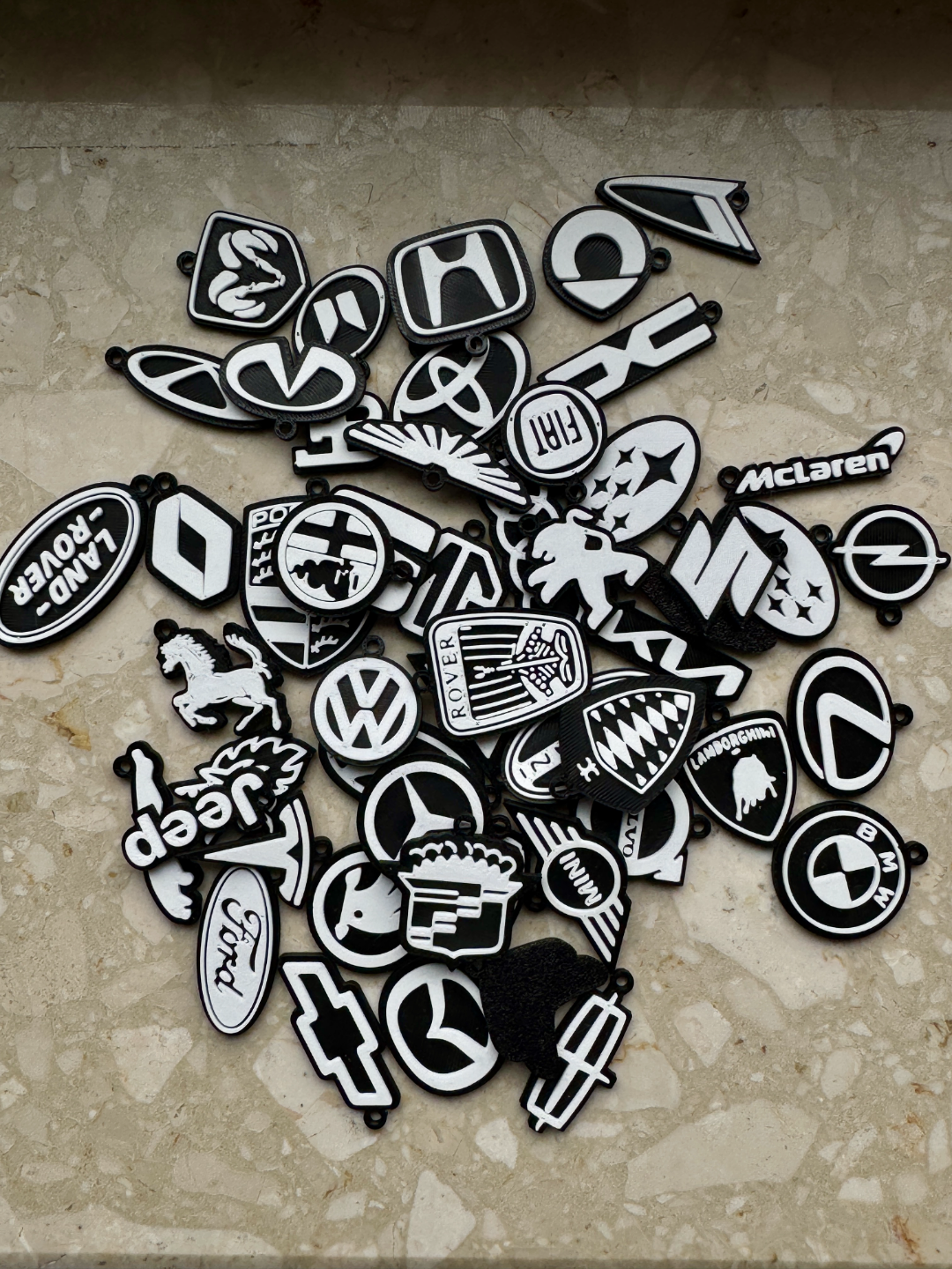 Car Brand Logo Keychain 1 item