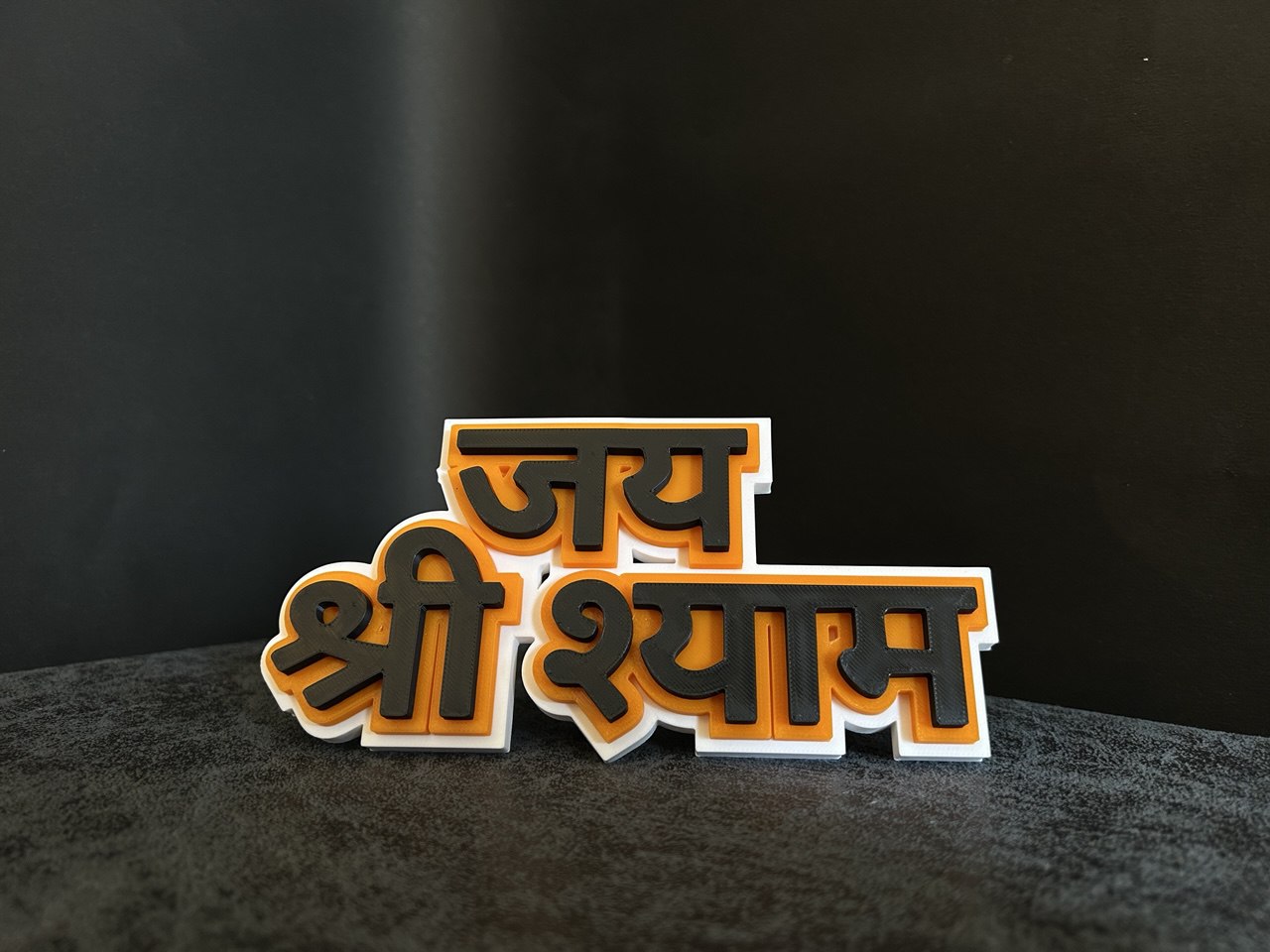 Custom Slogan Three Colour