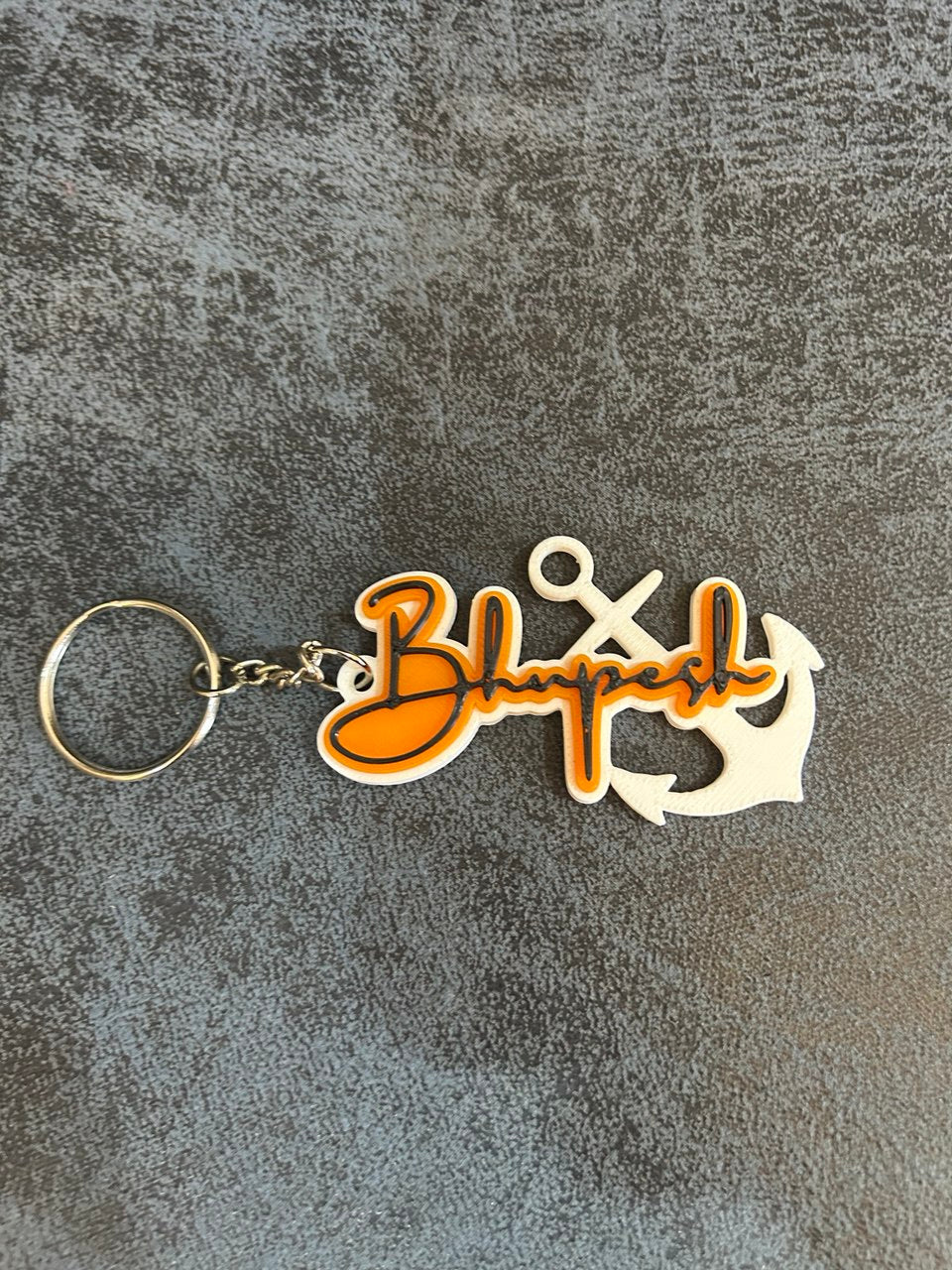 Three Color Name Key Chain | Write whatever you like