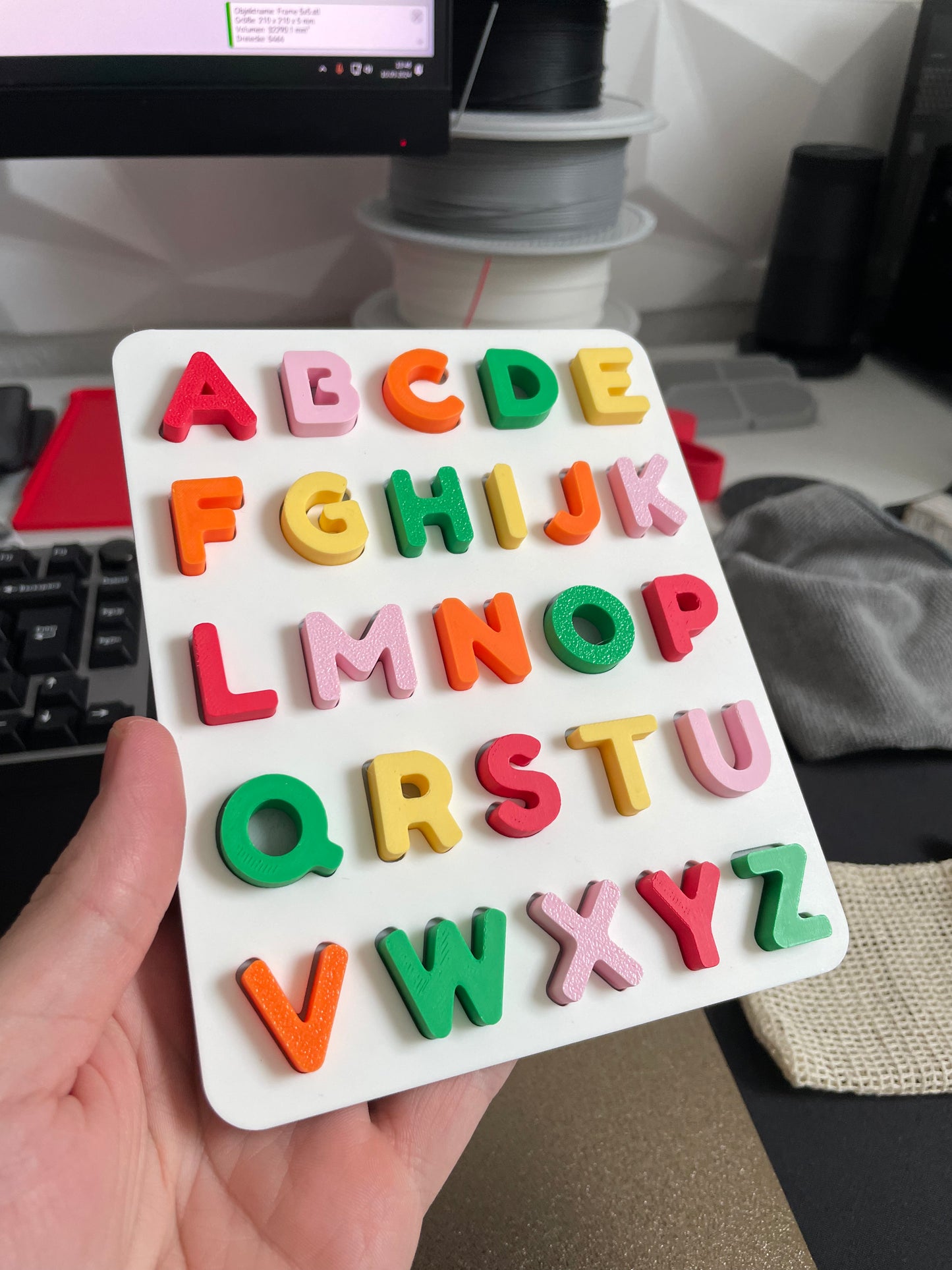 Alphabetic Kid Learning and Play Toy | Travel Friendly