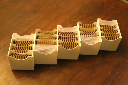 Condiment Packet Organizer, Sachet Holder, Set of 5, Sugar Tea Coffee Storage Box