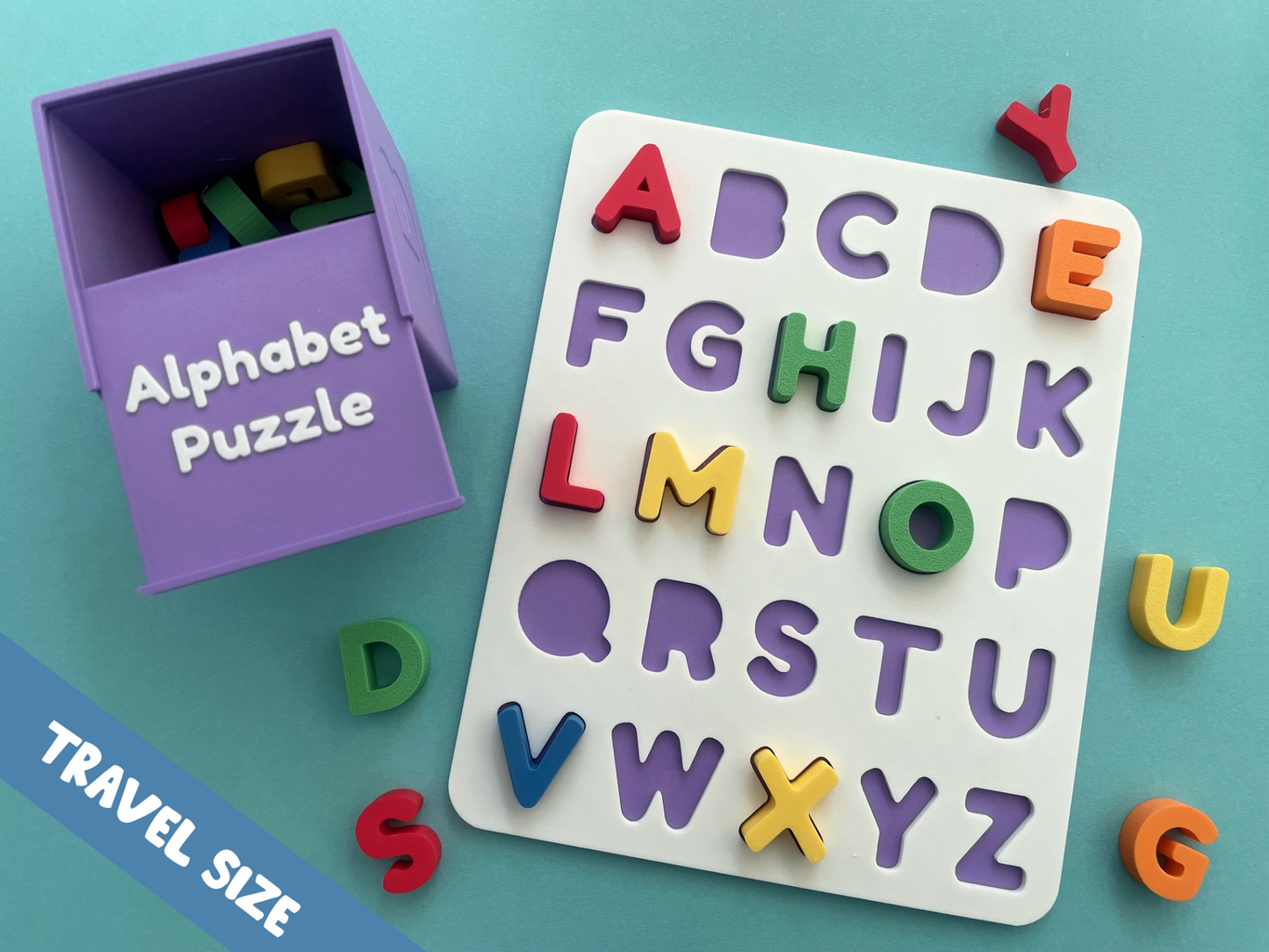 Alphabetic Kid Learning and Play Toy | Travel Friendly