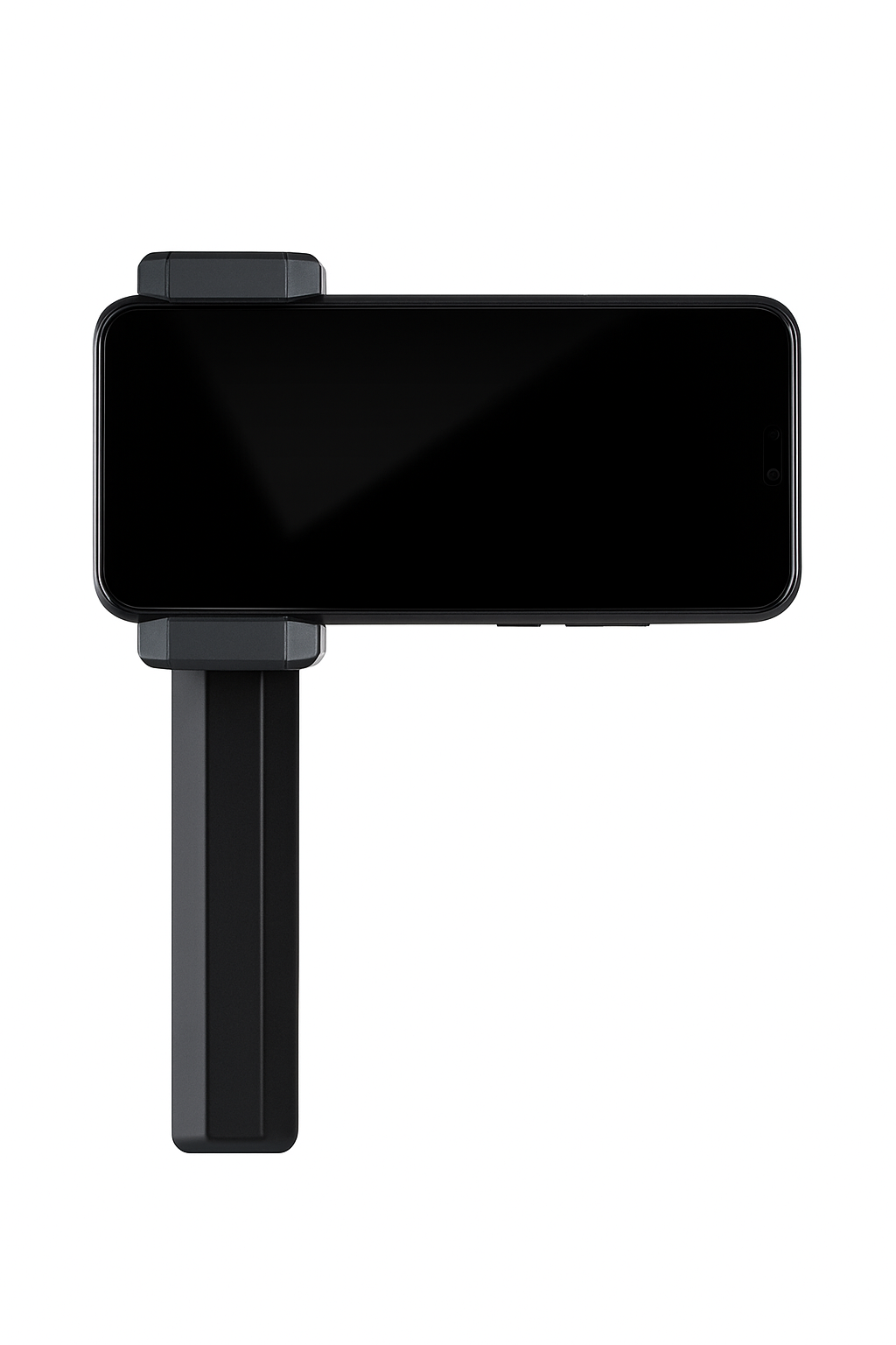 Strong and Adjustable Phone Mount Stand for Video Recording, Universal Mobile Holder, Black