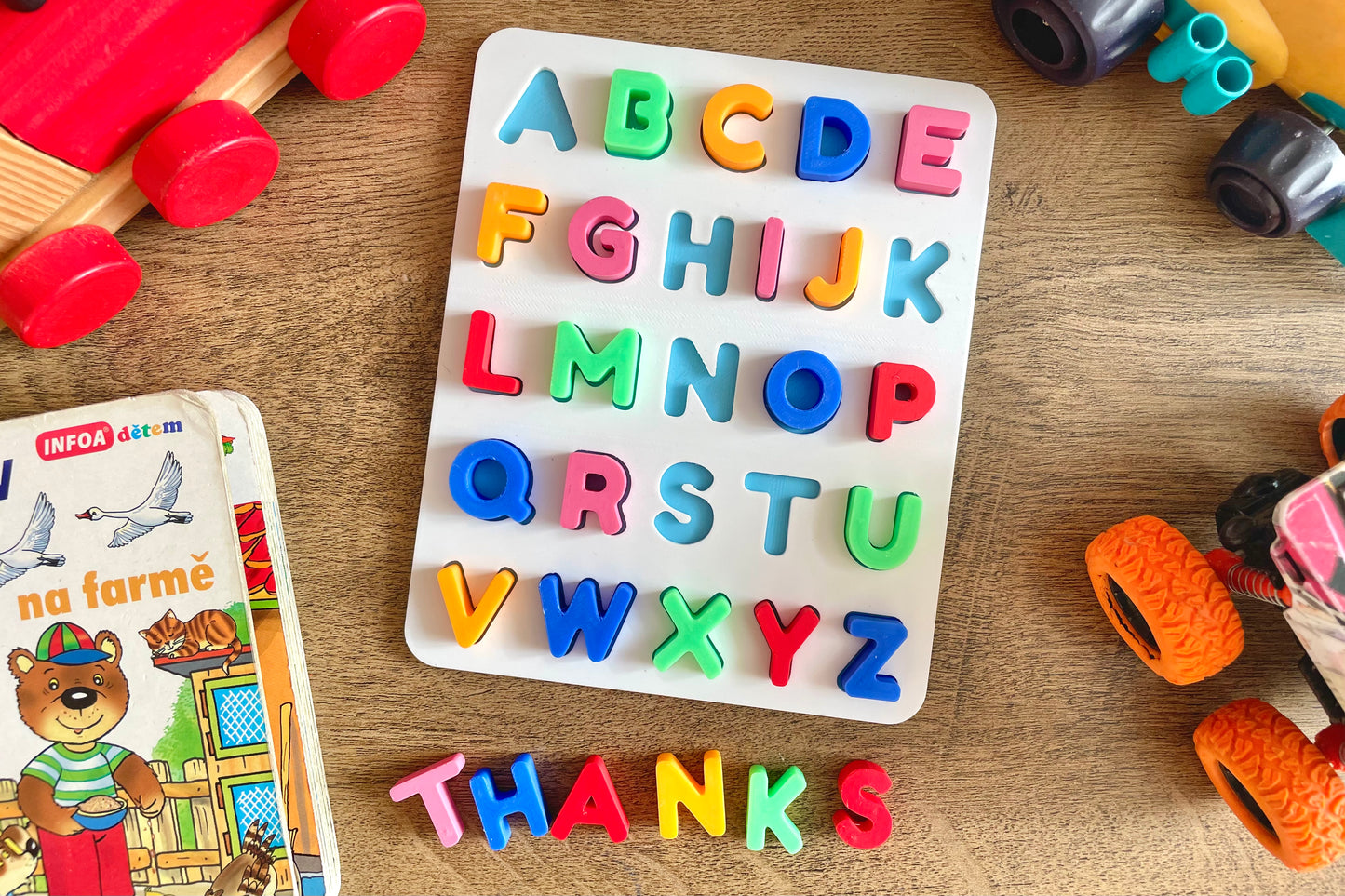 Alphabetic Kid Learning and Play Toy | Travel Friendly