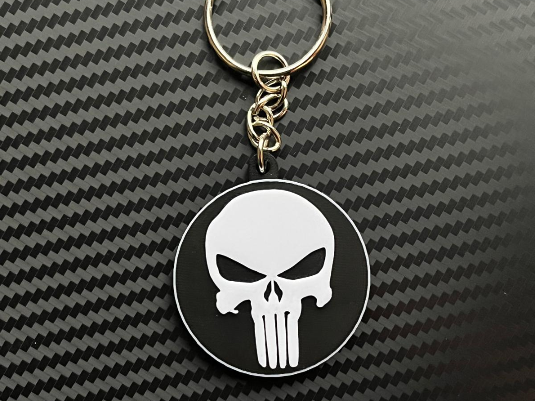 Punisher Key Chain