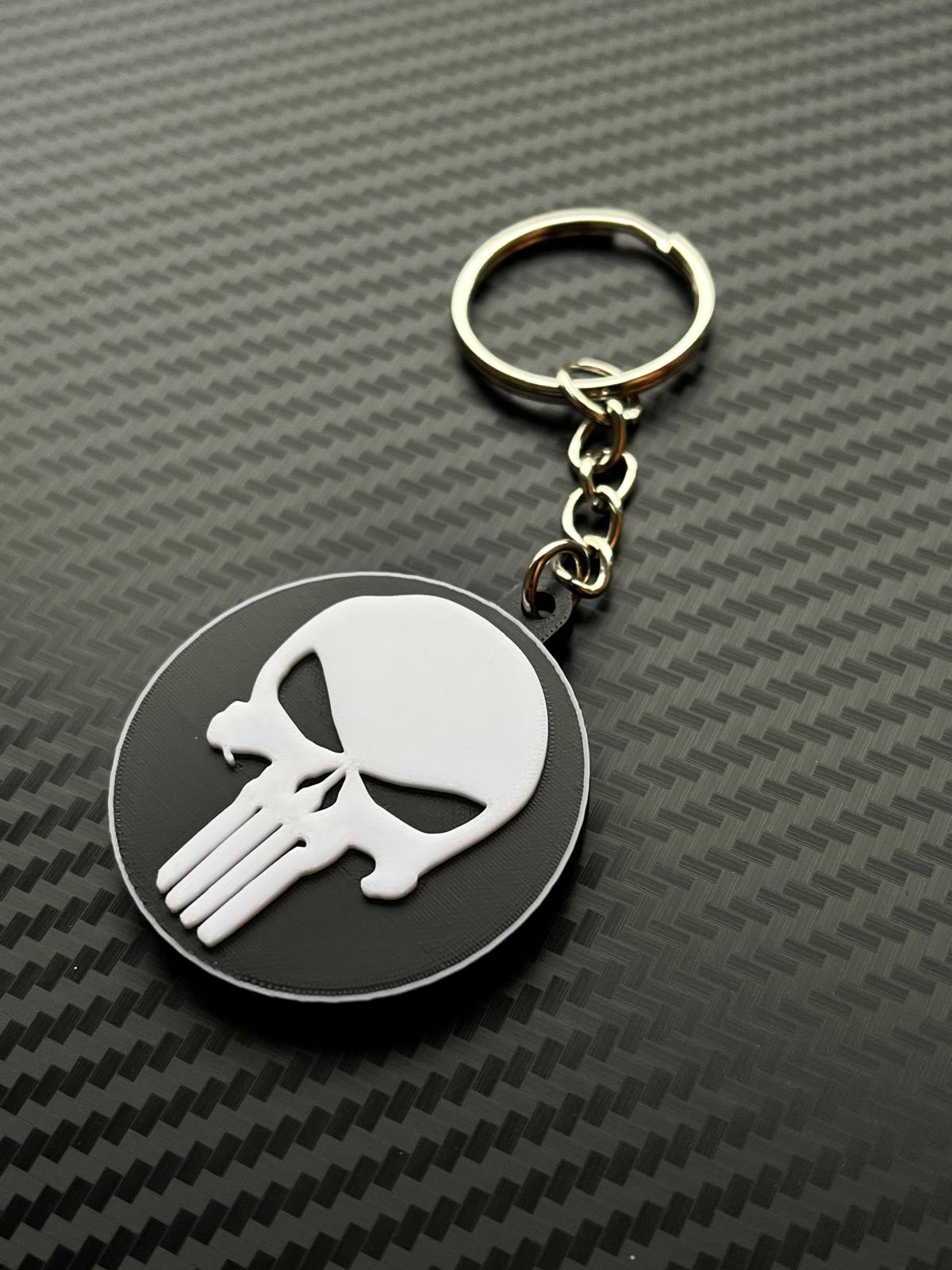 Punisher Key Chain